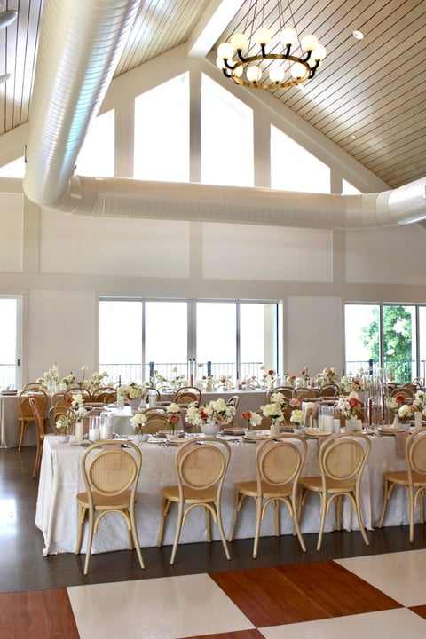 neutral color palette wedding reception is luxurious and elegant