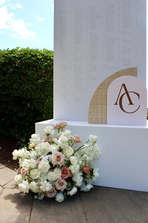 accent pieces available for custom order from Blossom Flower Bar