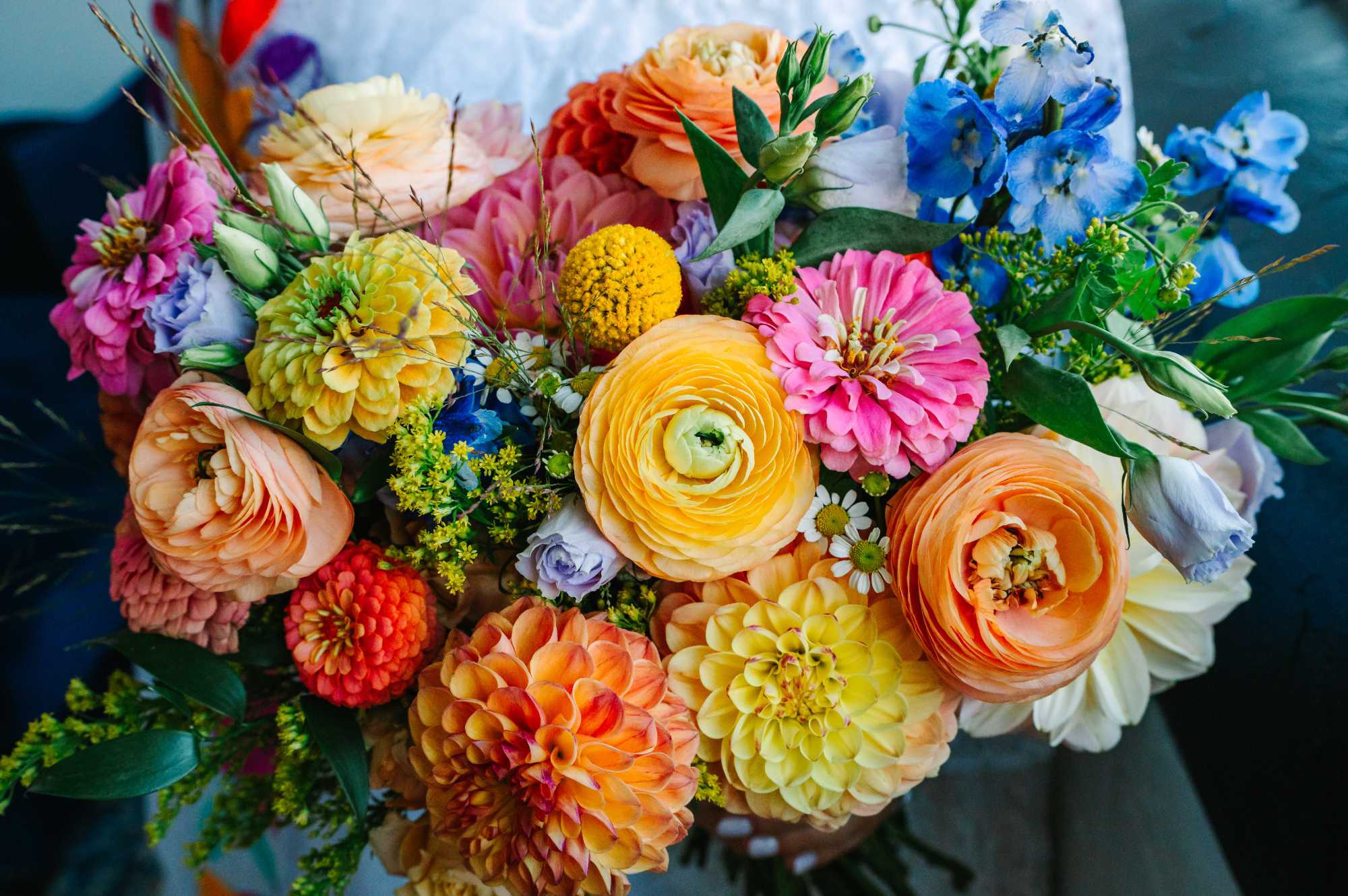 bright, colorful and fresh stems selected by Blossom's floral designers create a memorable bouquet