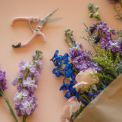 Columbus workshop with fresh flowers