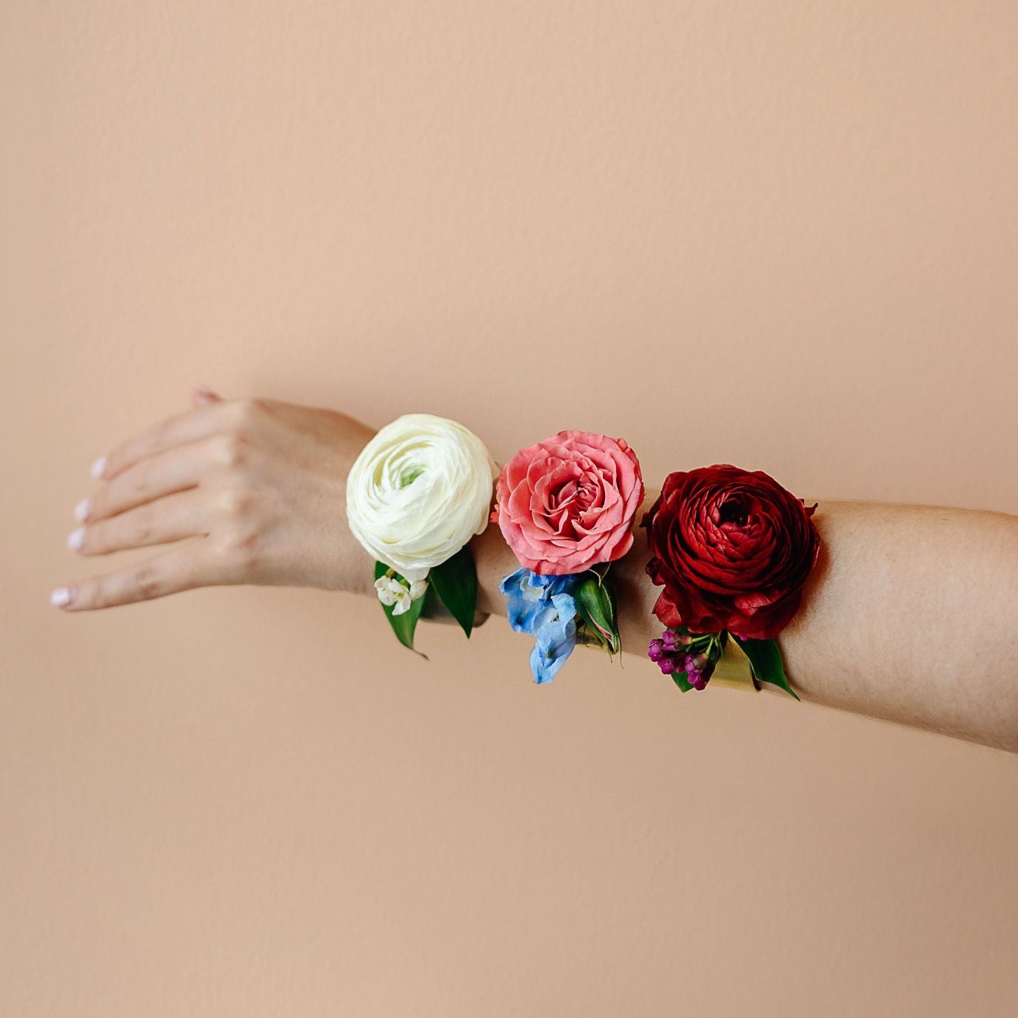 three different color options to coordinate for special occasions