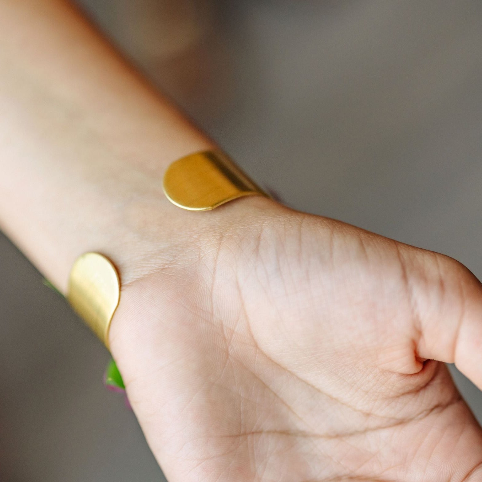 adjustable gold cuff