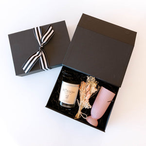 
            
                Load image into Gallery viewer, Gift box open with a closed gift box tied with ribbon
            
        