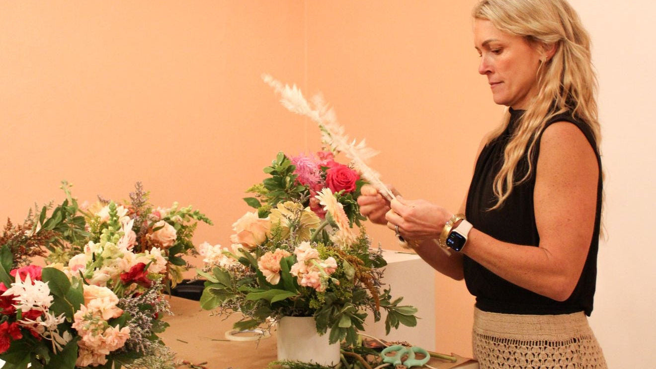 Team building experiences with flowers