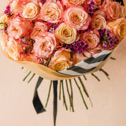 gorgeous roses beautifully packed together