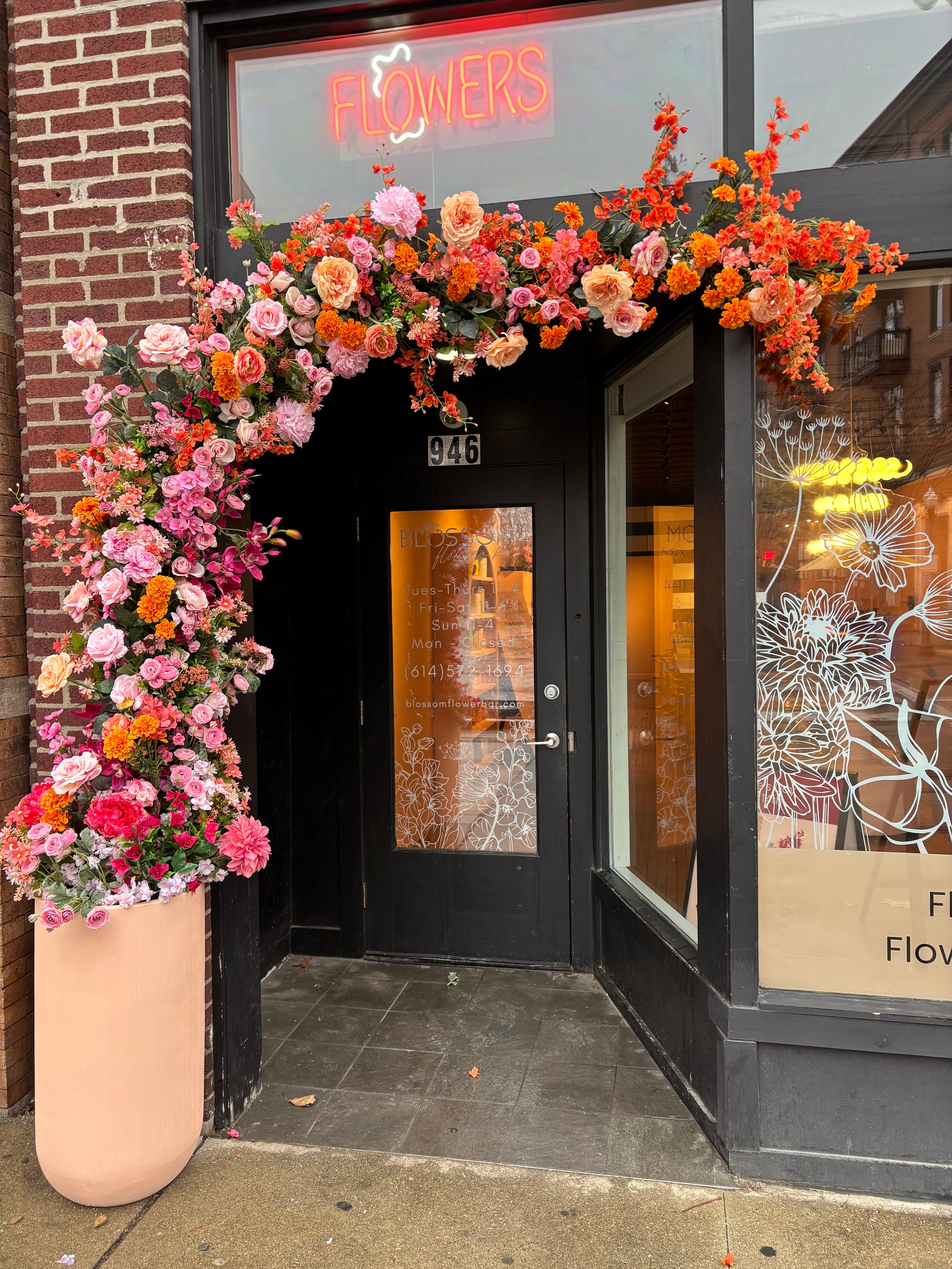 Columbus floral arrangements and Flower Bar