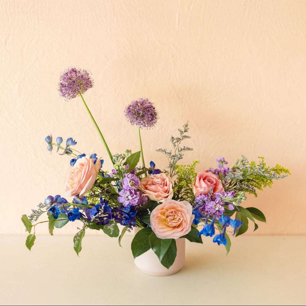 Seasonal stems arranged for Mother's Day