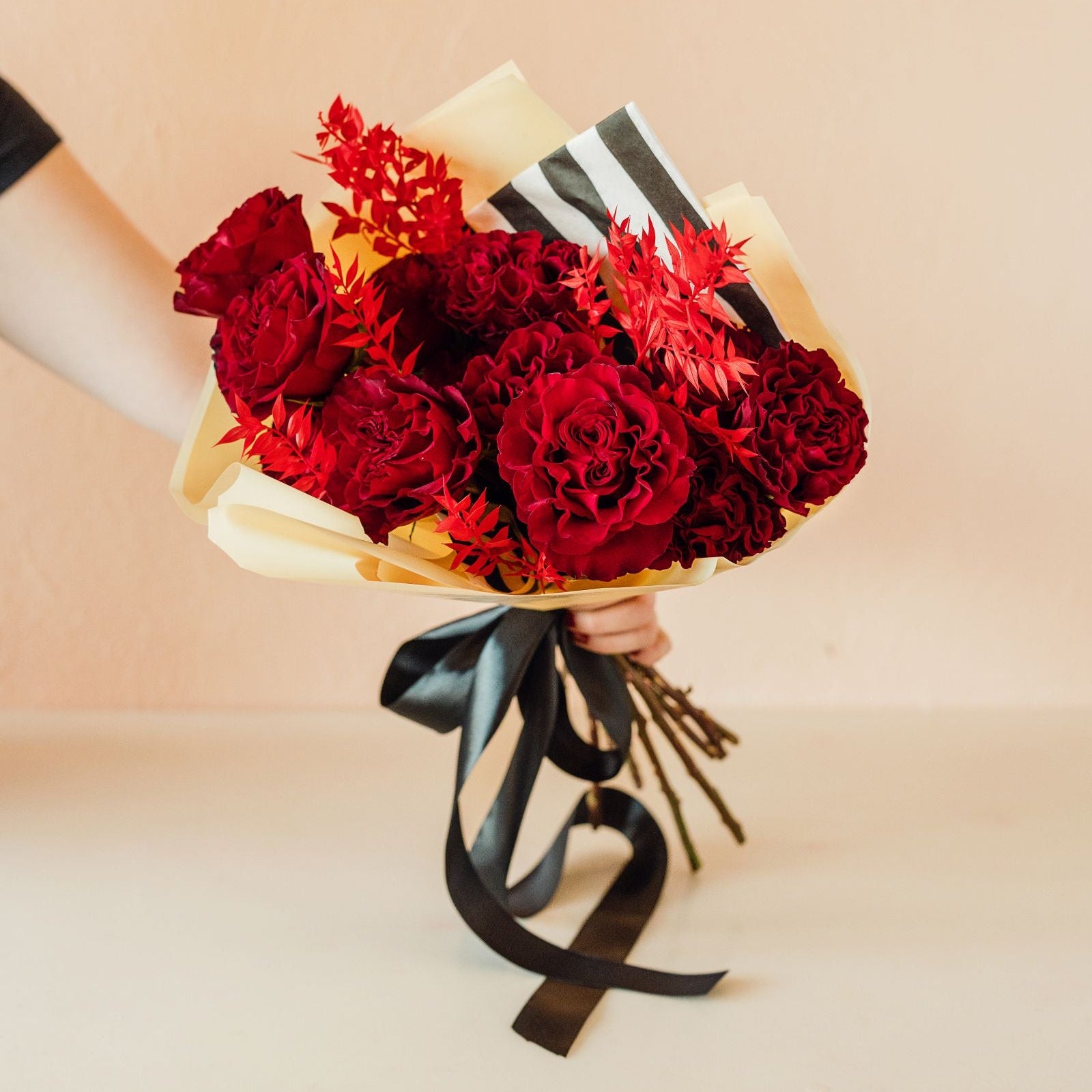 a wrap of gorgeous luxe roses