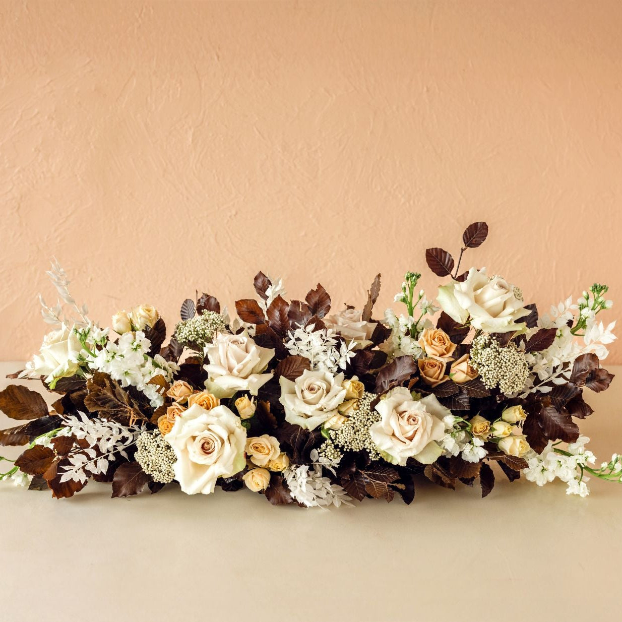 roses, spray roses, stock, copper beach and more