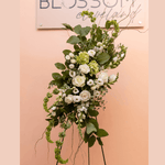 Standing Sympathy Floral Spray with Neutrals