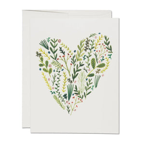 Floral Heart card